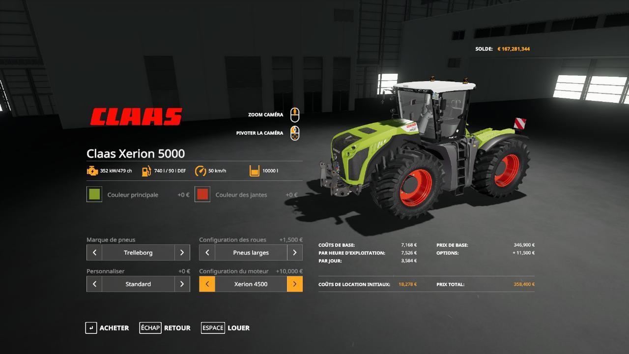 Claas Xerion 4000 - 4500 - 5000