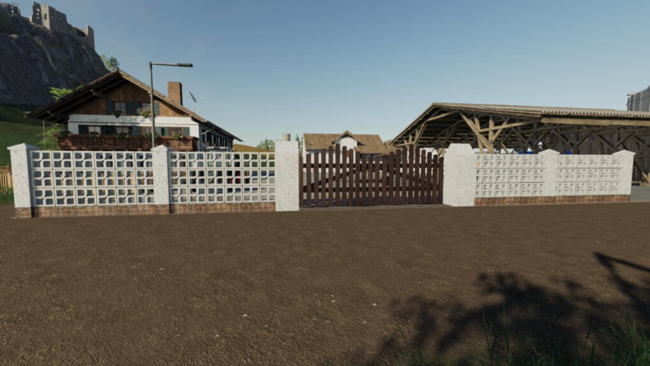 Concrete Brick Fence Pack