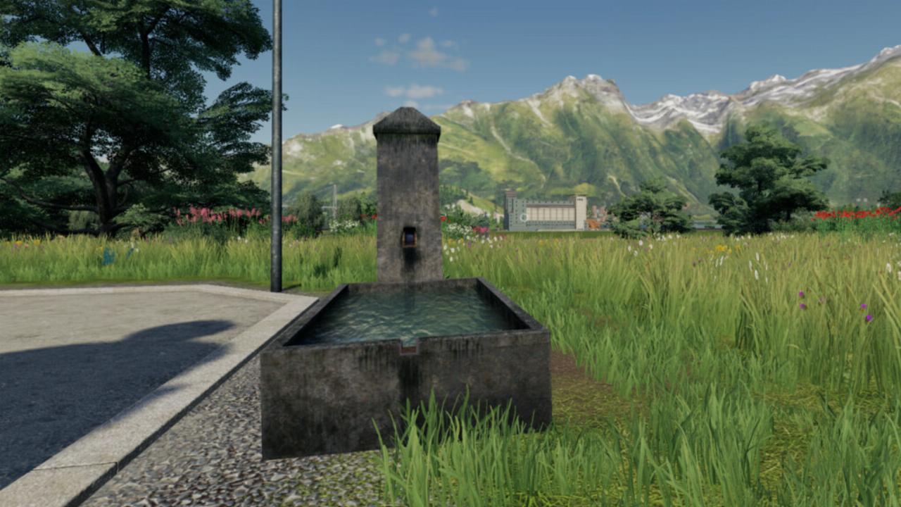 Fontaine en béton