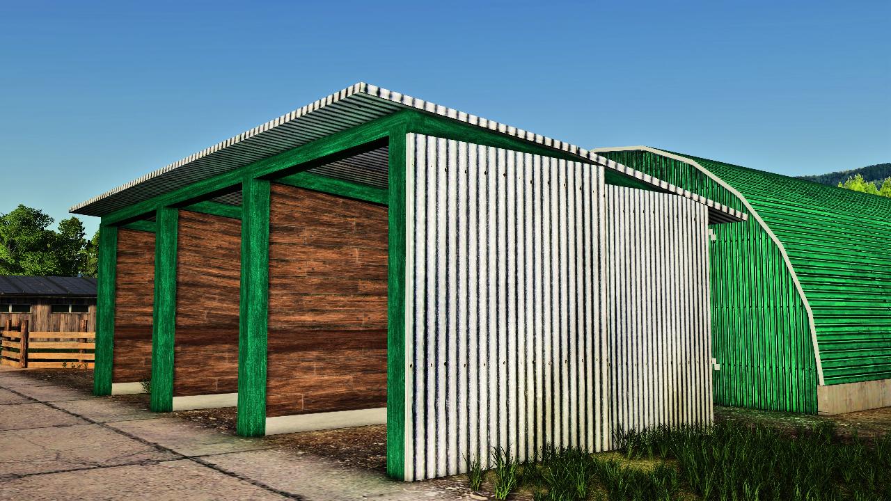 Corrugated iron shed