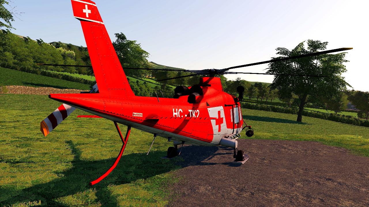 Dekorativer Hubschrauber