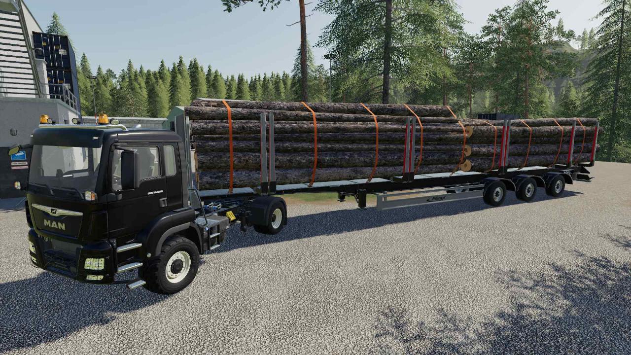 Fliegl Timber Runner avec With Autoload Wood