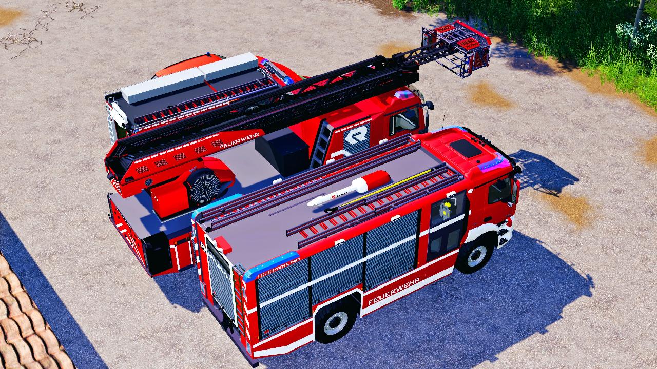 German firefighter pack