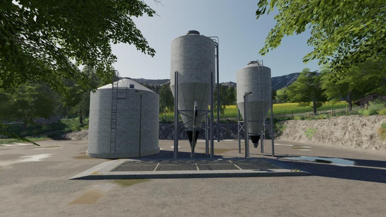 Grain Silo Set With Multifruit