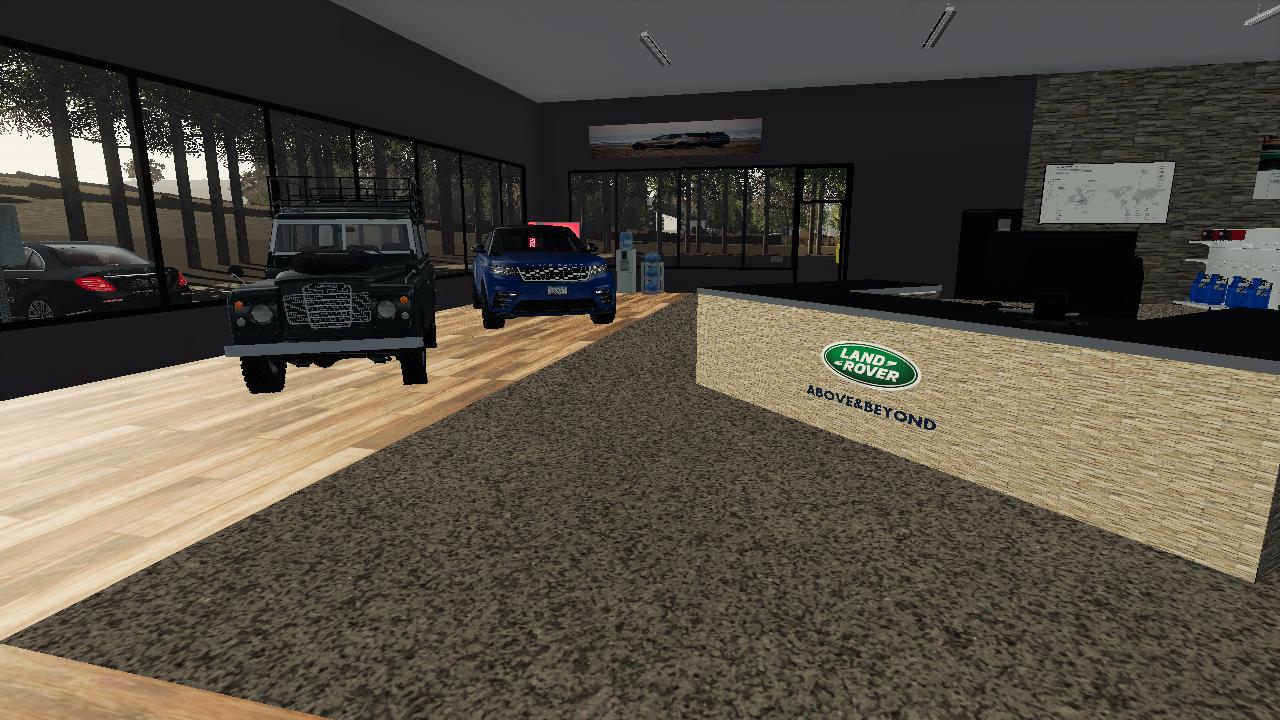 Salle d'exposition Land Rover de Greenwich Valley