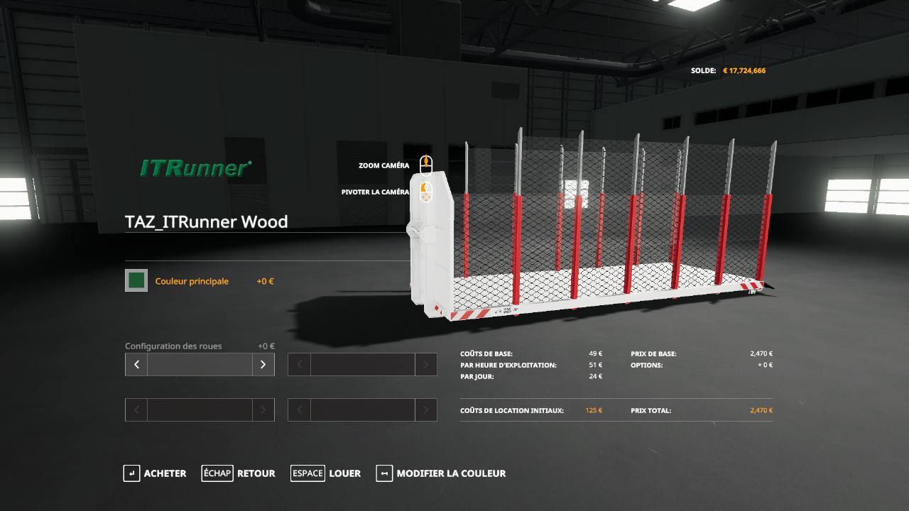 IT-runner timber trailer