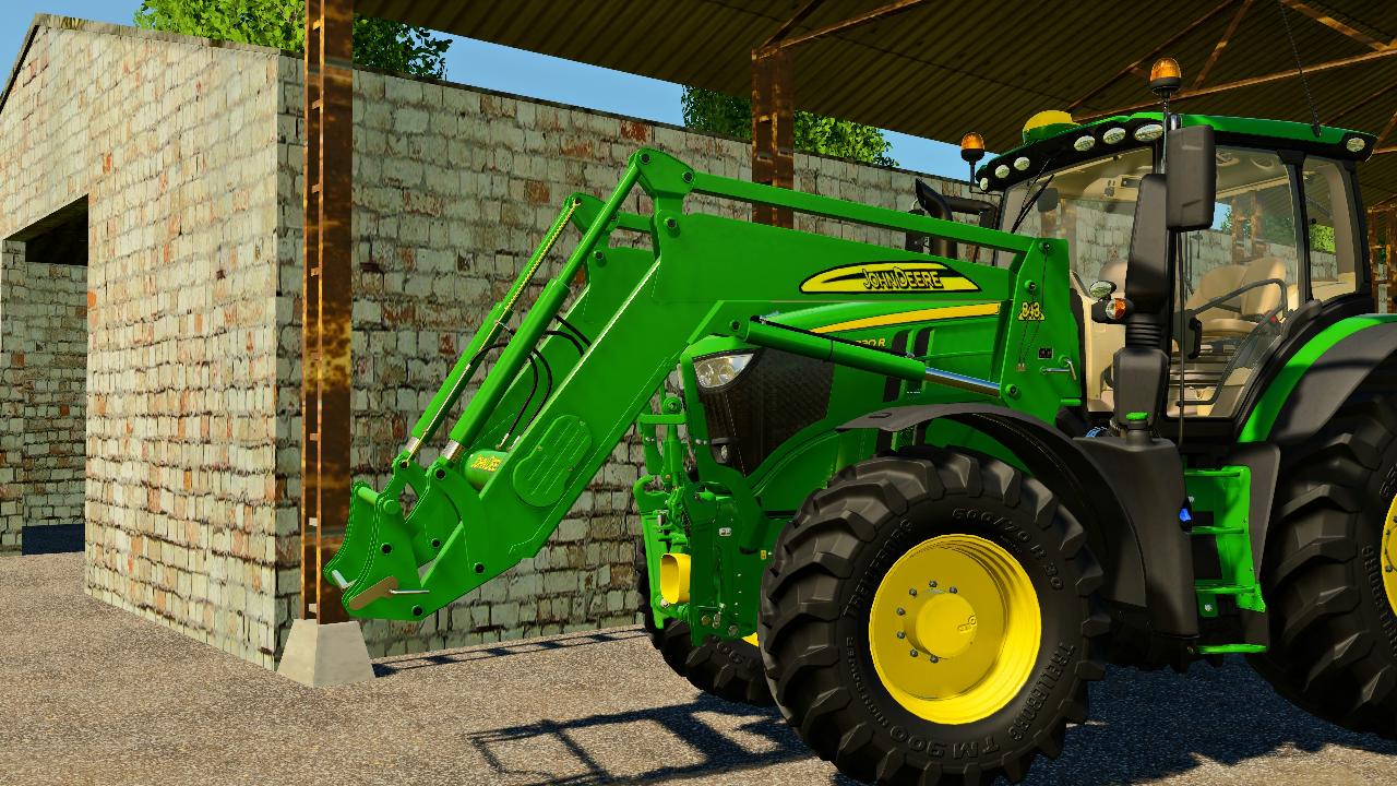 John Deere 843 chargeur