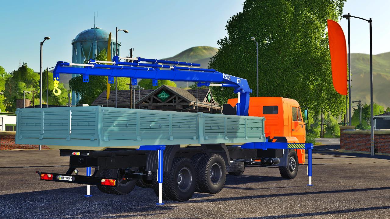 KamAZ-65117 with CRANE