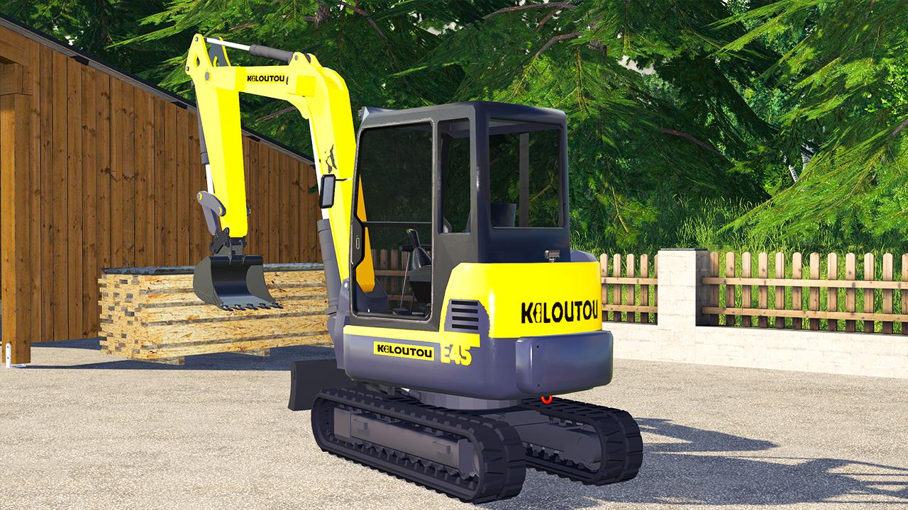 KILOUTOU mini excavator