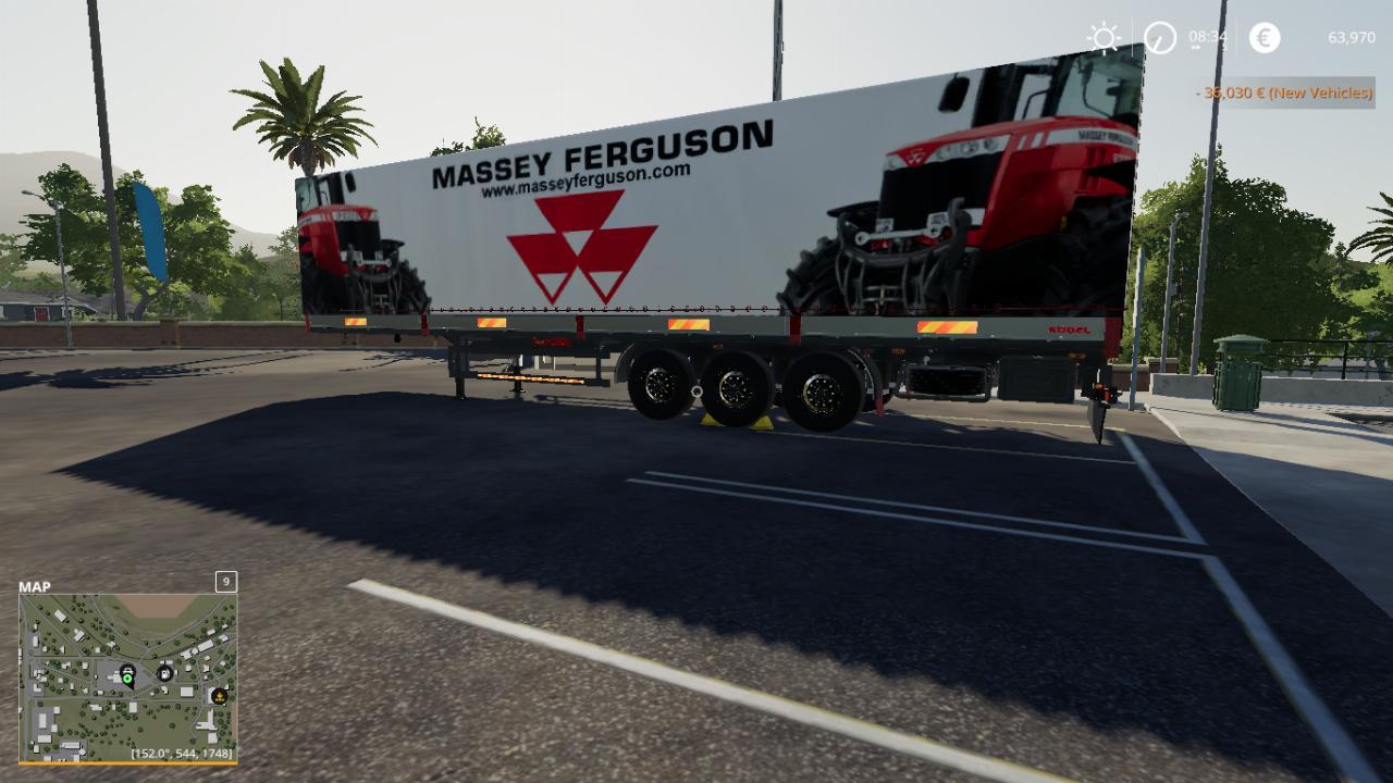 KOGEL MASSEY FERGUSON AUTOLOADER TRAILER