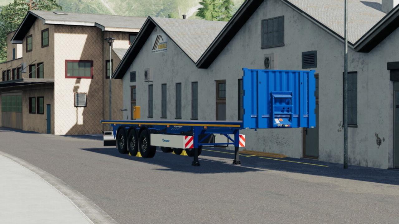 Krone Flatbed Trailer