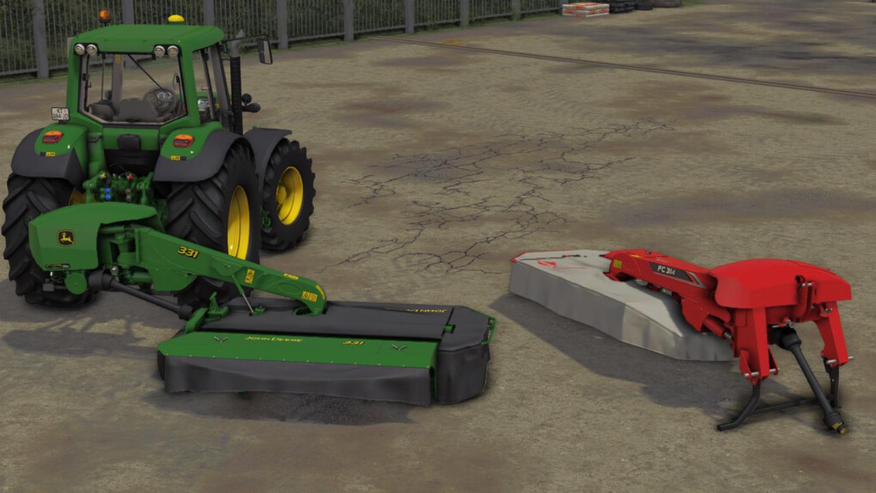 Kuhn und John Deere Mäherpaket