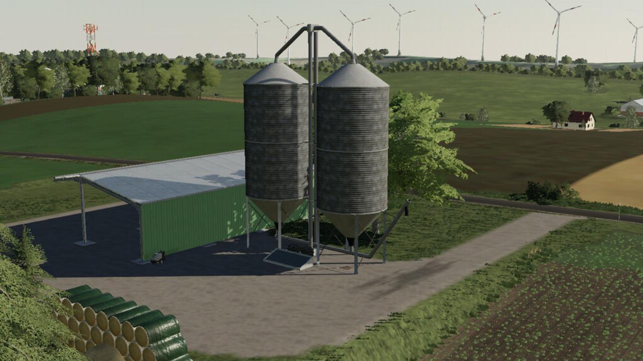 Large Farm Silo