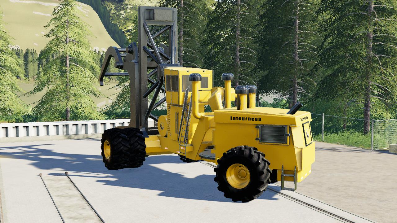 Letourneau Log Unloader