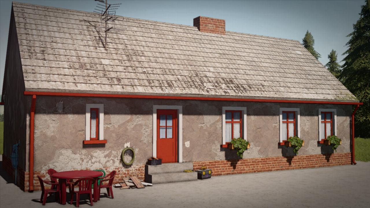 Kleines altes polnisches Haus