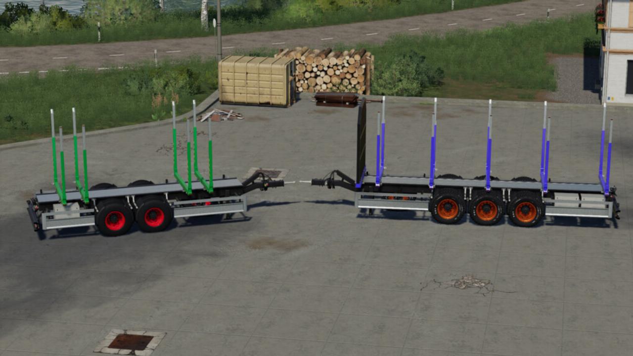 Lizard Short Wood Trailer Pack