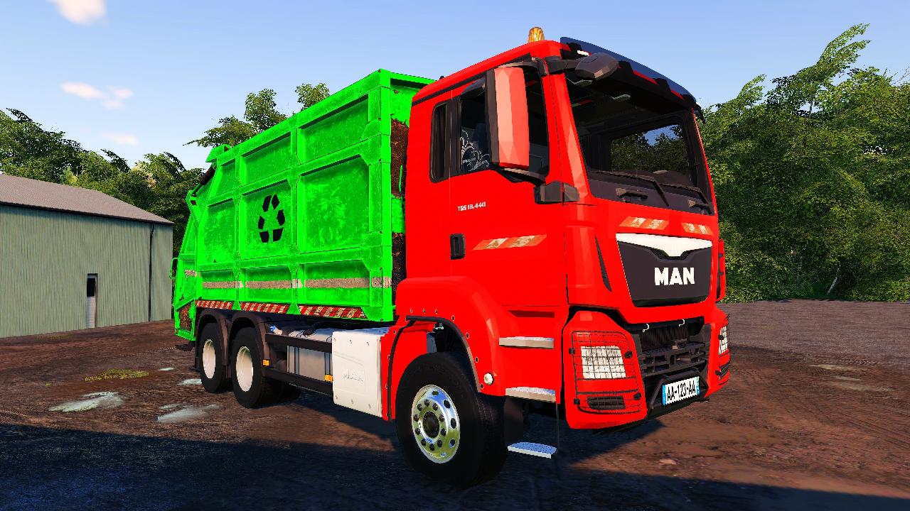 Camion de poubelle MAN