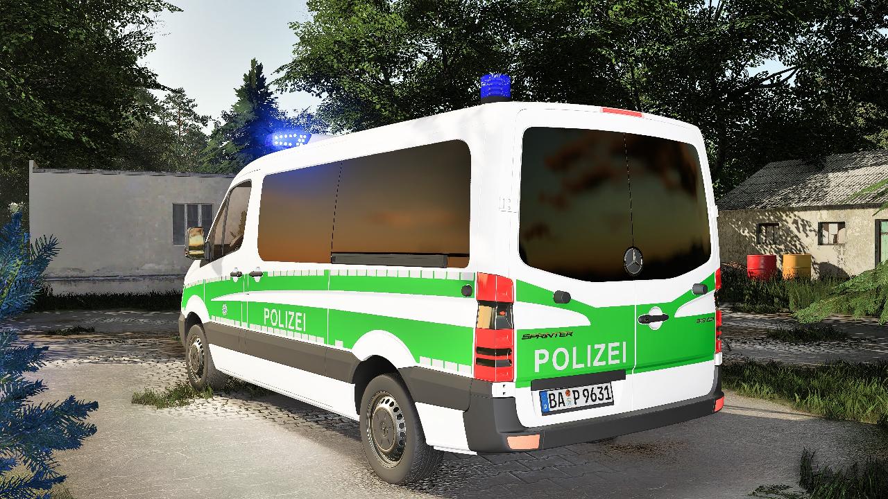 Mercedes Benz sprinter Polizei Bayern