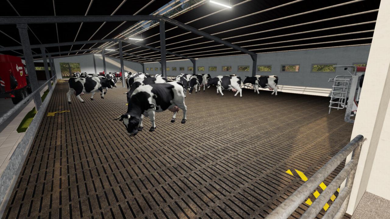 Enclos à vache moderne