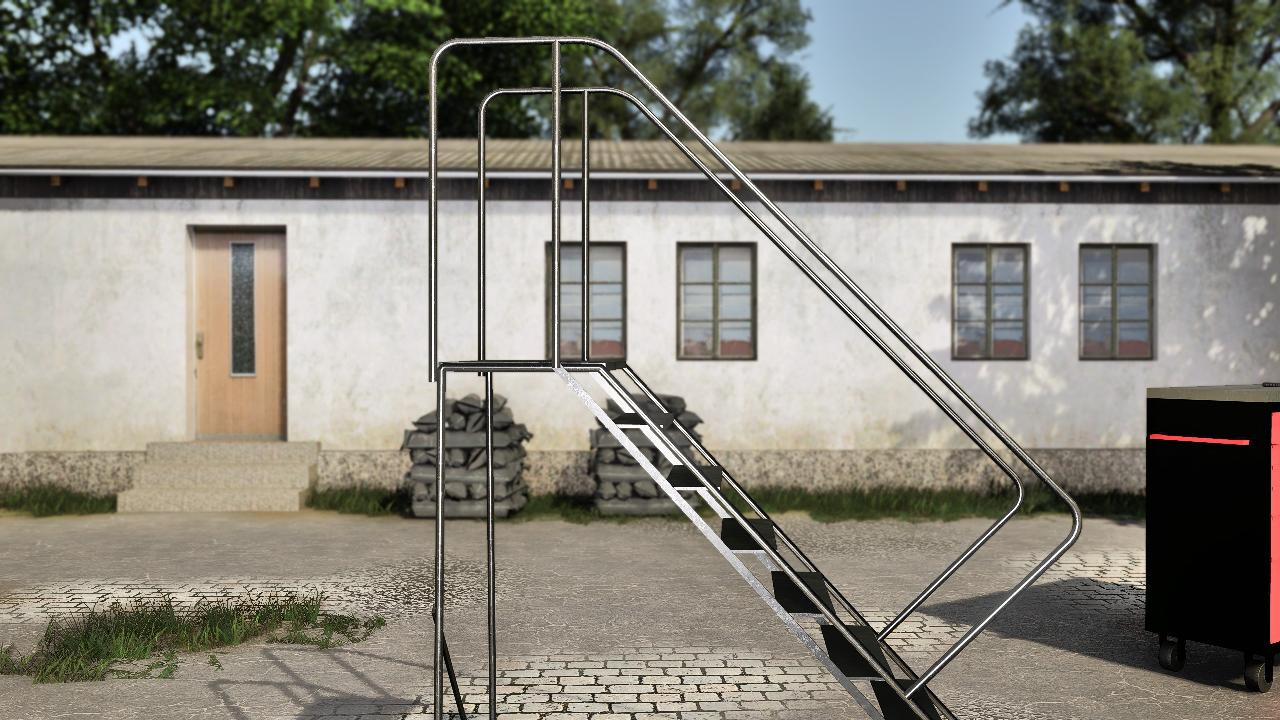 Movable stepladder