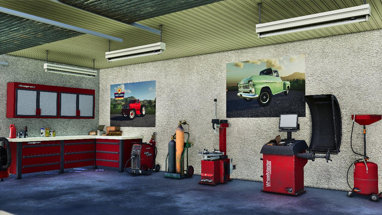 Old american garage