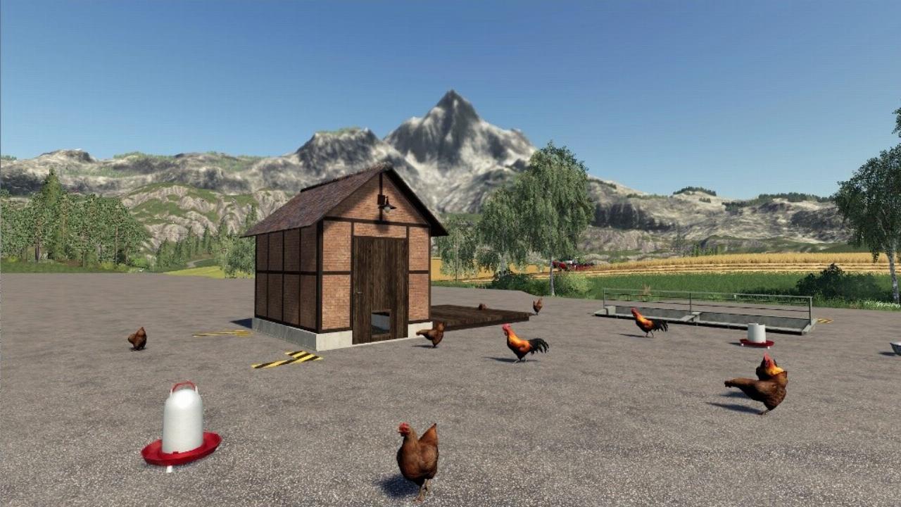 Open Chicken Coop Timberframe