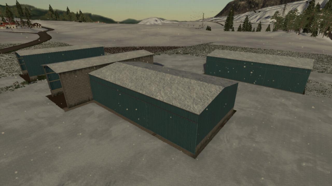 Pack Bunker Silo bedeckt