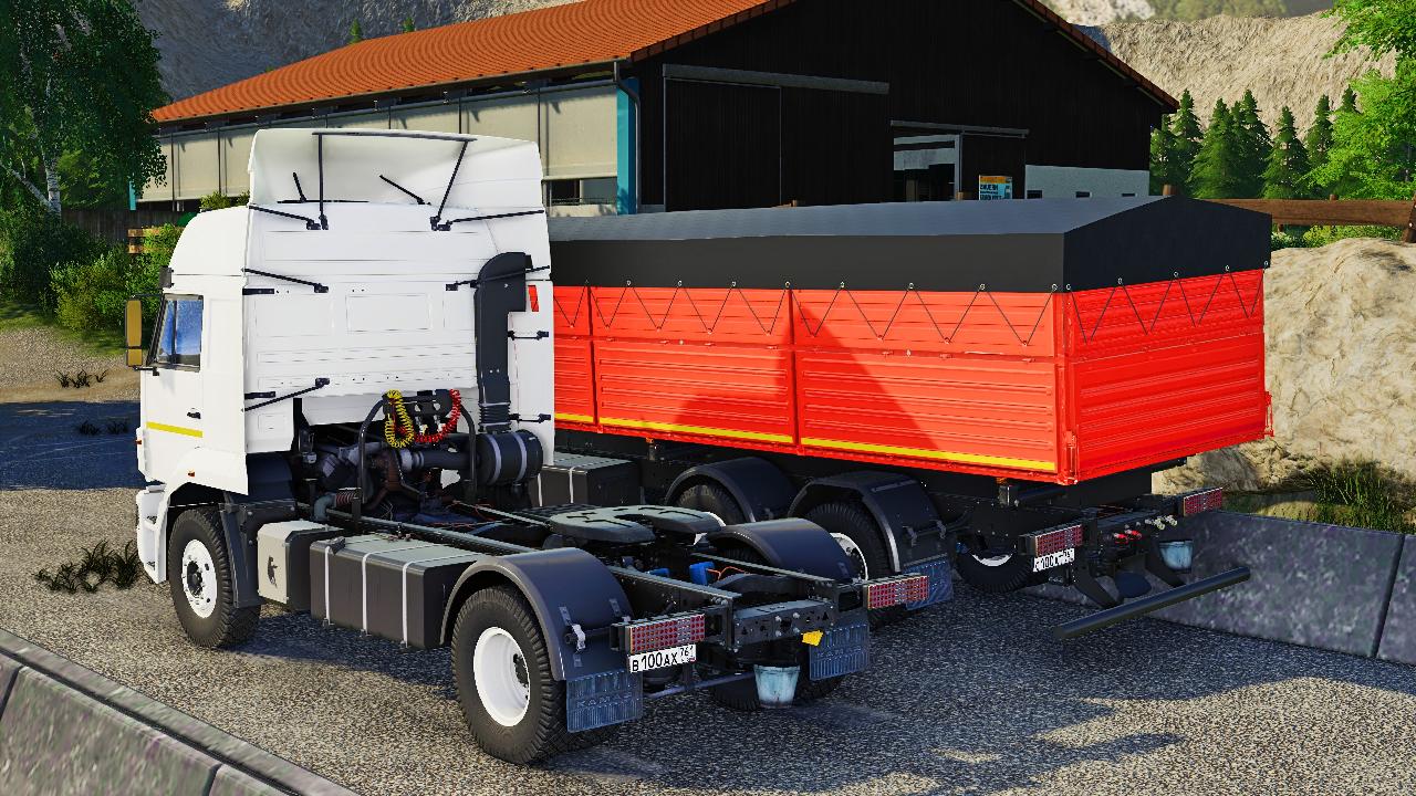 Pack Kamaz 5480 & 53602 trailer