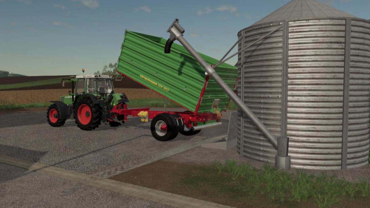 Packung mit kleinen Silos