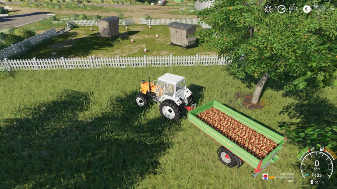 Placeable apple farm