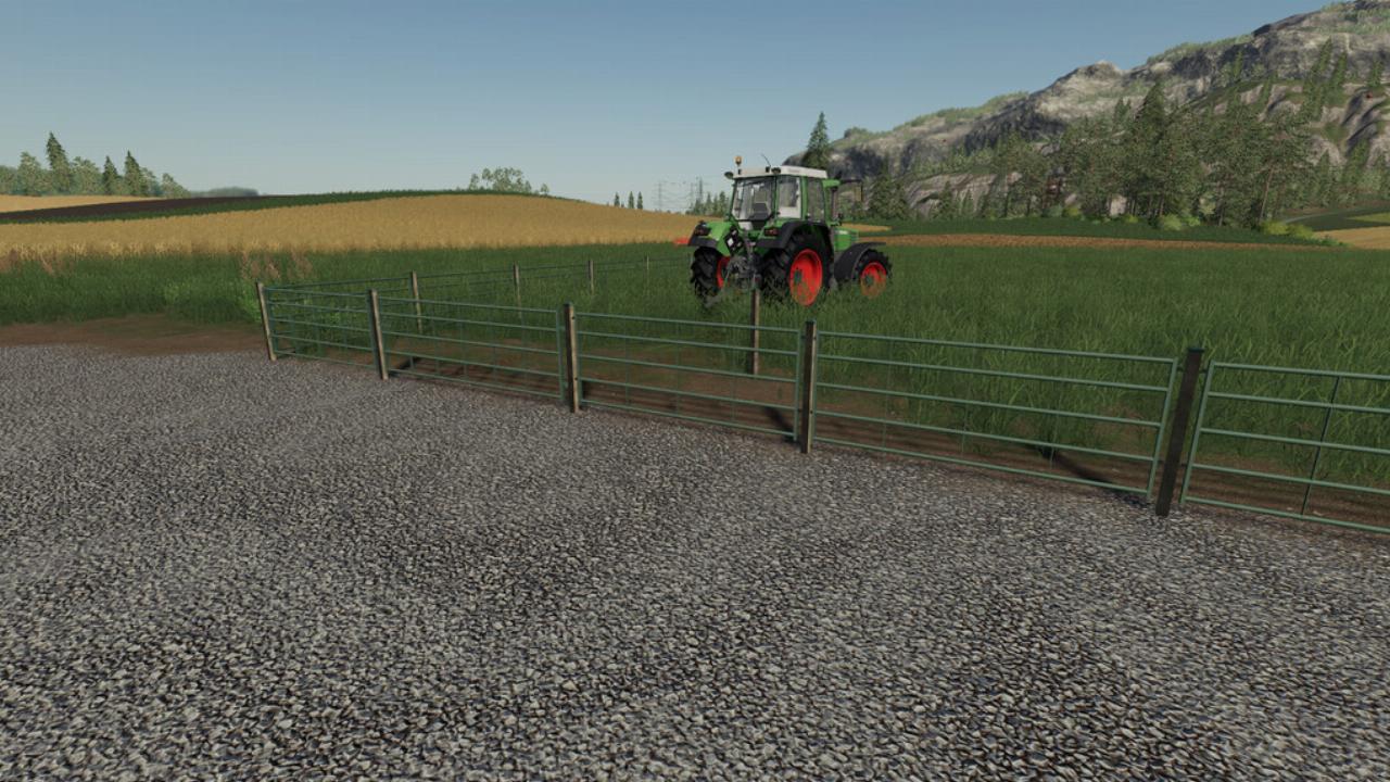 Placeable Pasture Gate And Fences