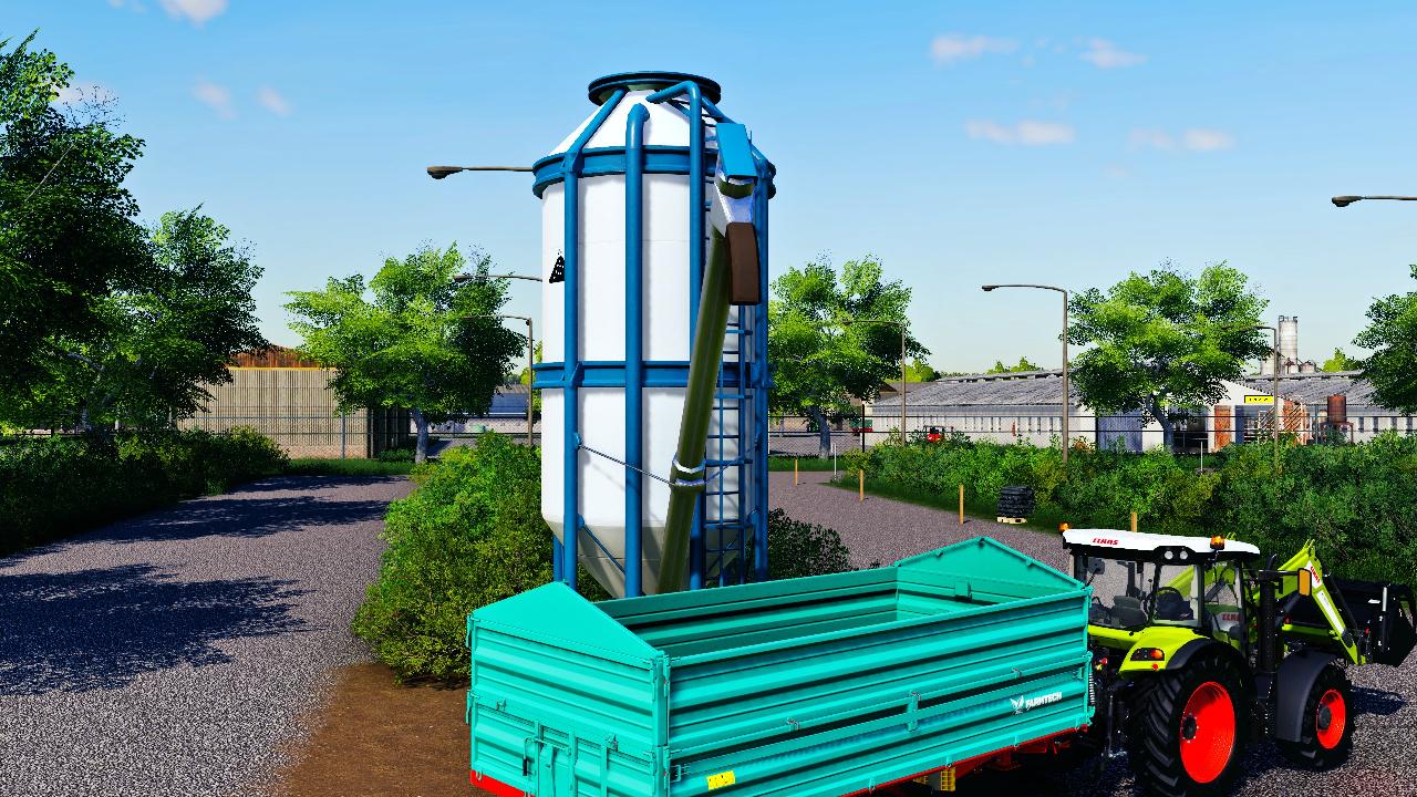 Placeable salt silo