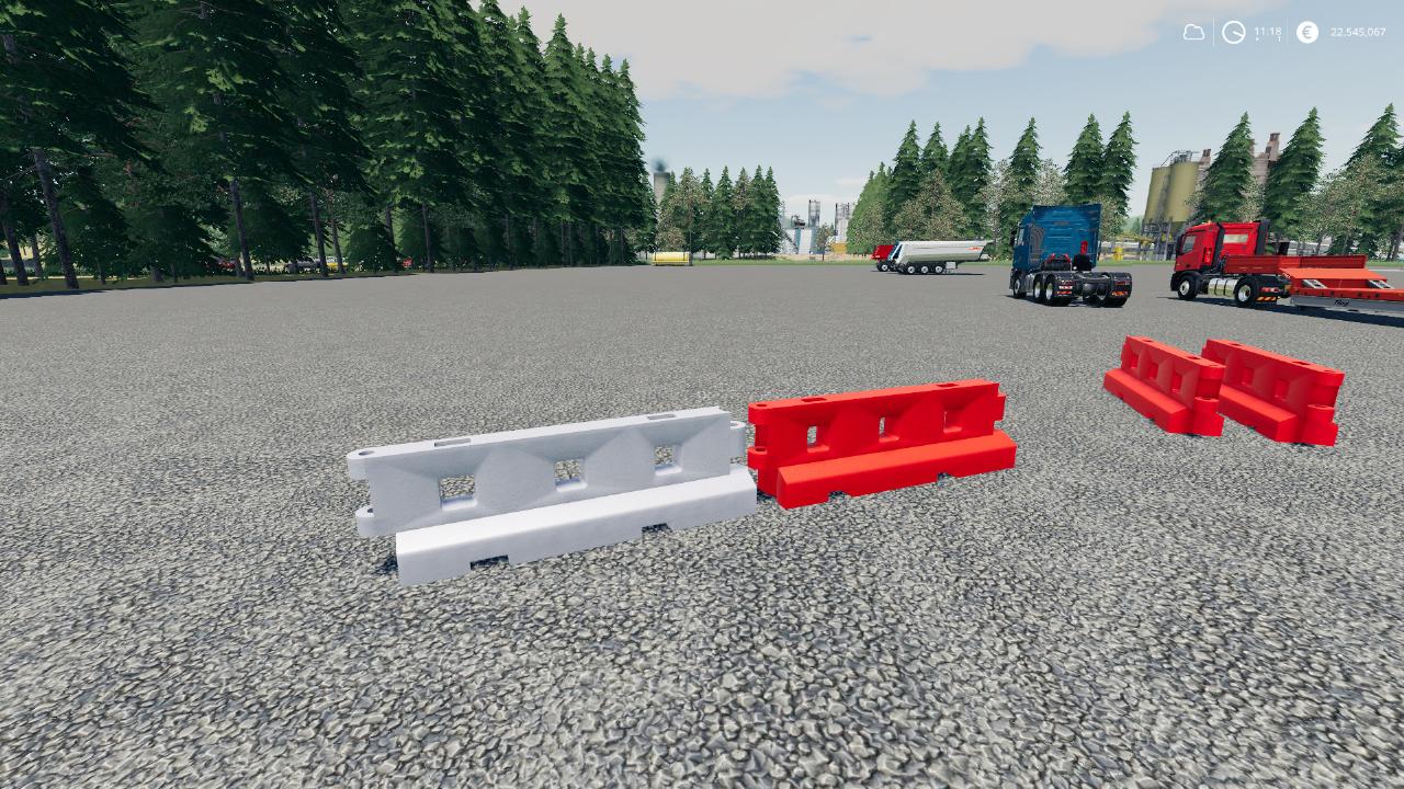 Plastic Road Barrier V3