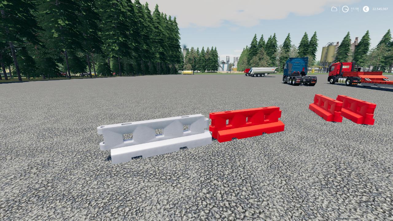 Plastic Road Barrier V3