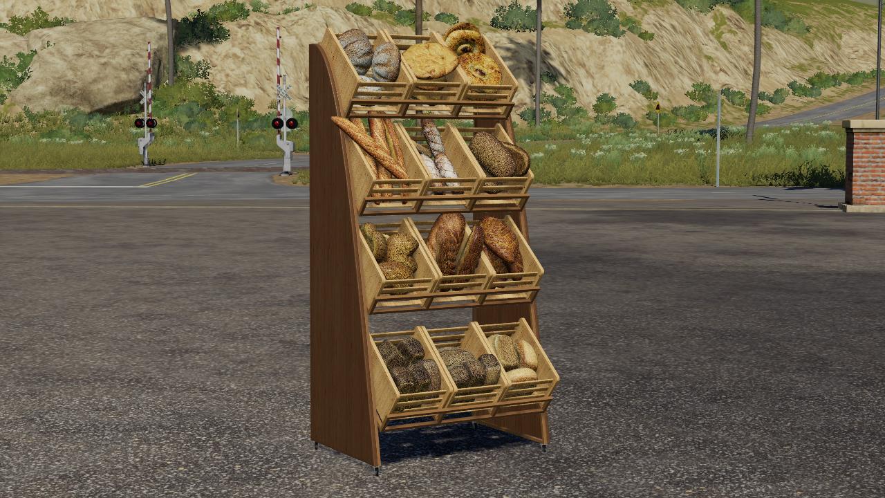 Rack avec du pain