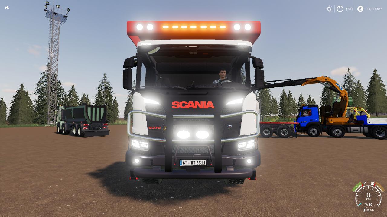 Scania XT 8x8 Flachbett