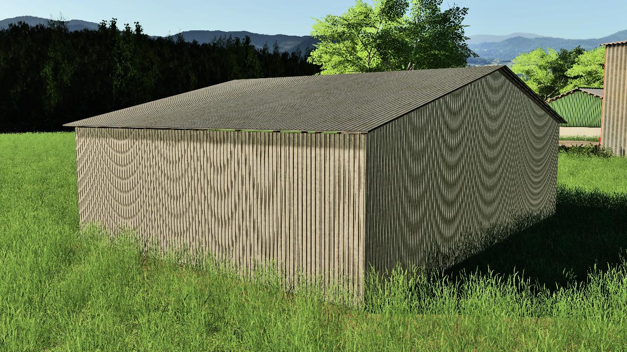 Sheet metal shed