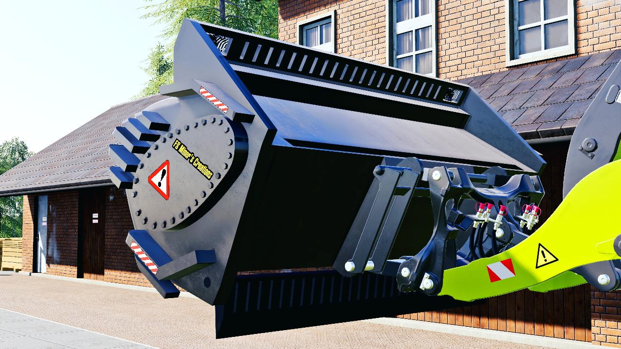 Shredder for wheel loader