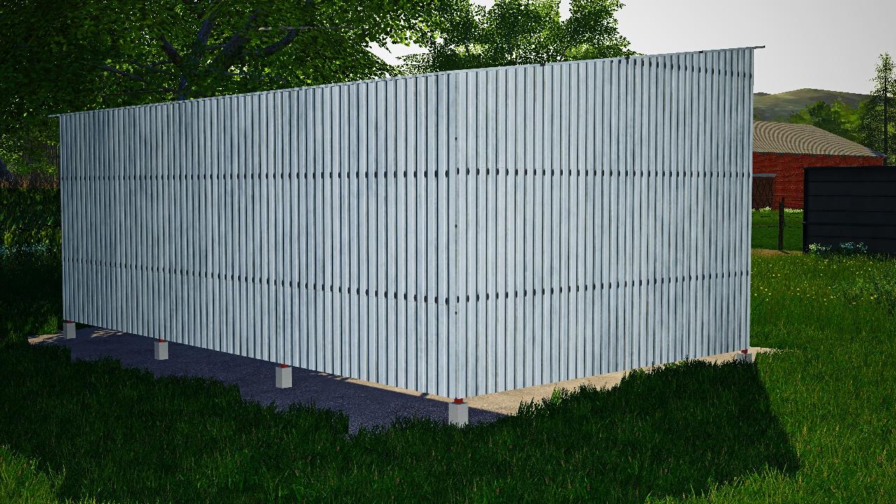 Simple sheet metal shed