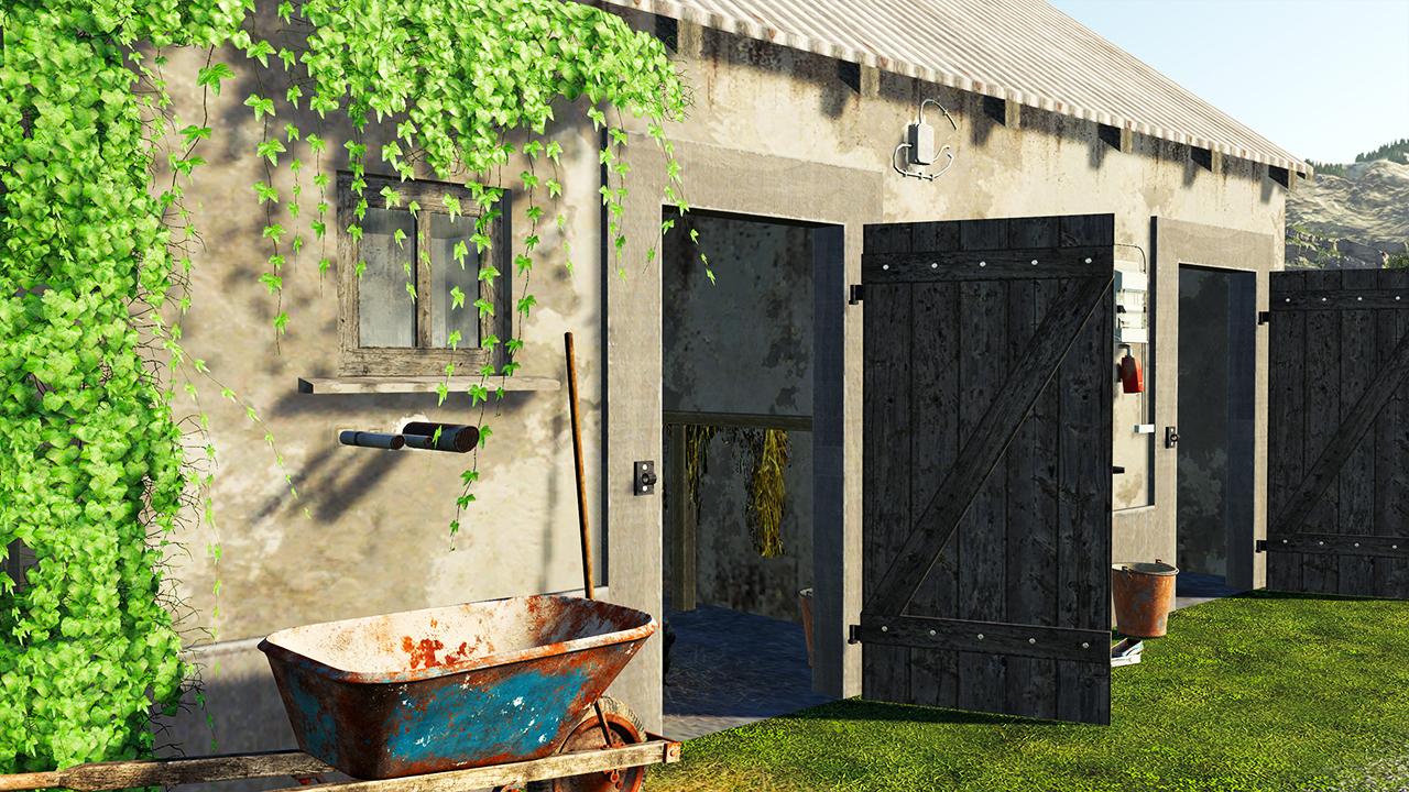Small old chicken coop