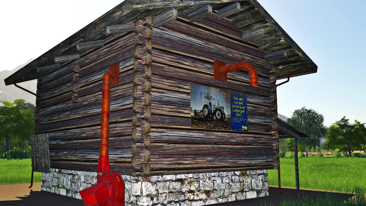 Stockage de foin suisse