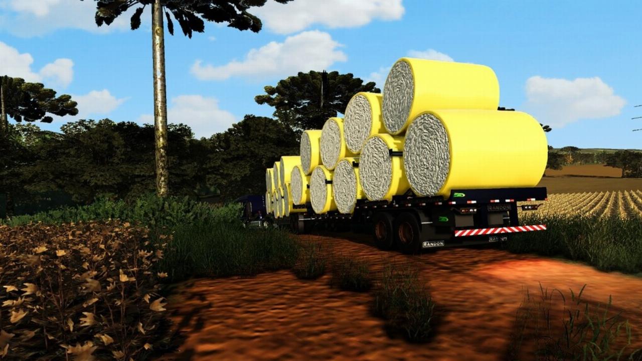 Remorque Bi-train Balles de coton Autoload