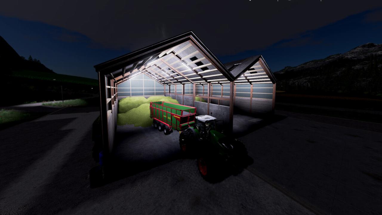 Twin Silage Shed