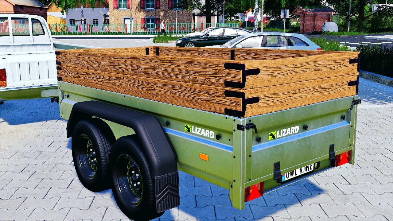 Two axle car trailer