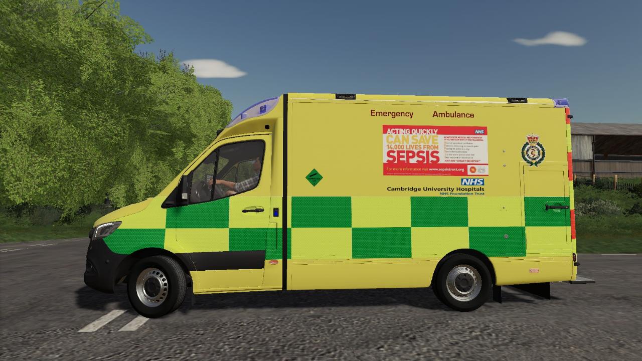 UK Cambridgeshire Ambulance reskin
