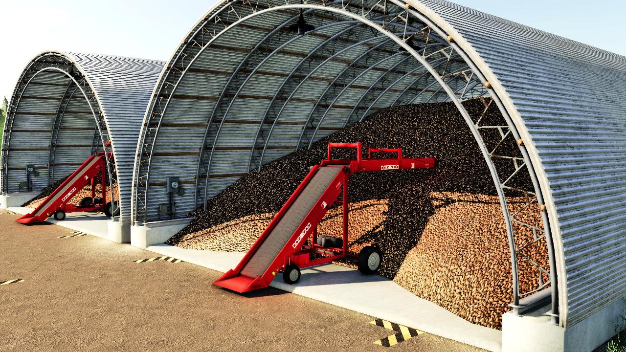 Silo stockage de Légumes