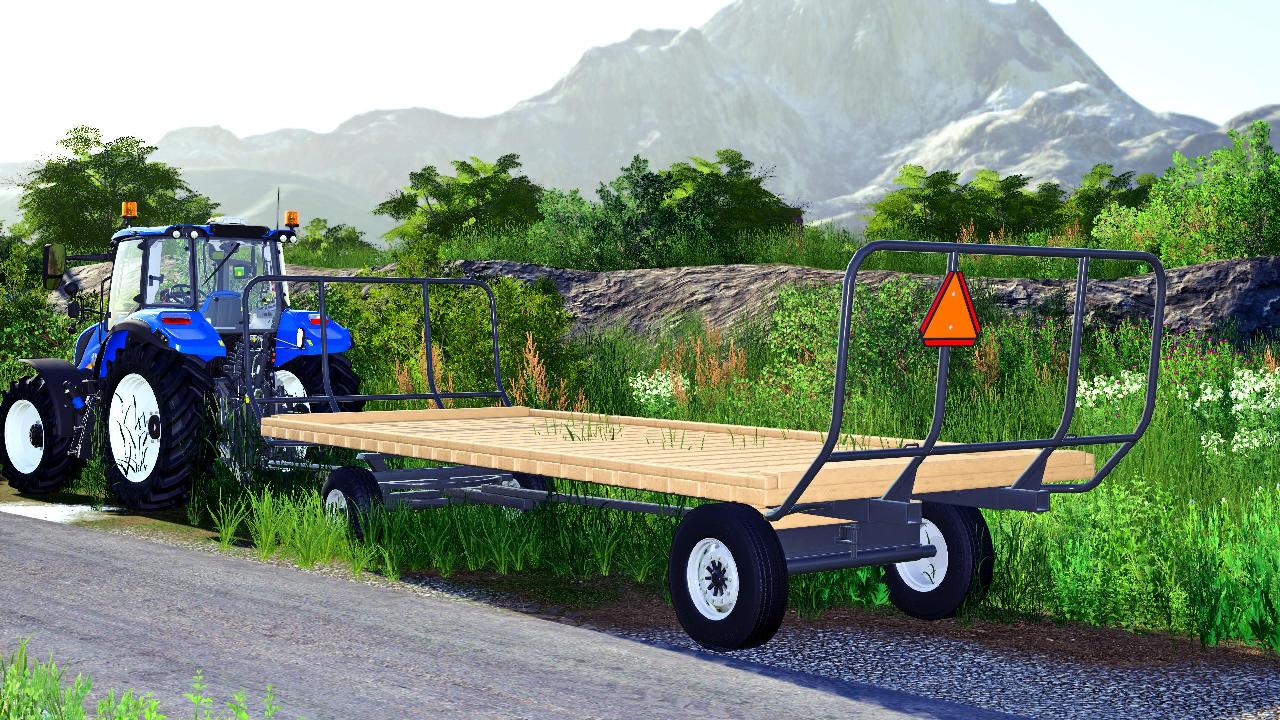 Wooden flatbed