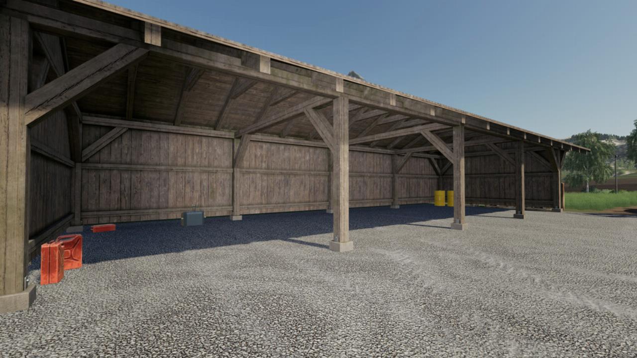 Hangar en bois