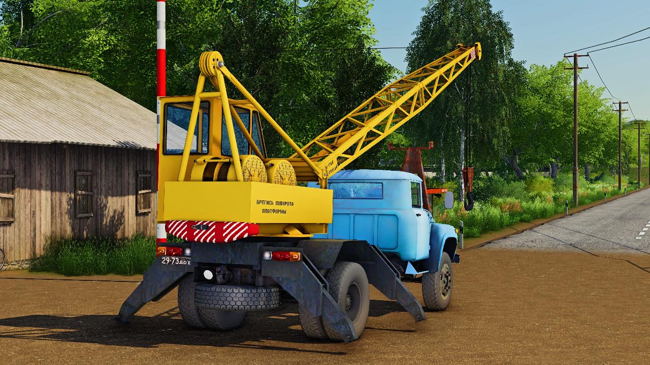 Zil 130 crane