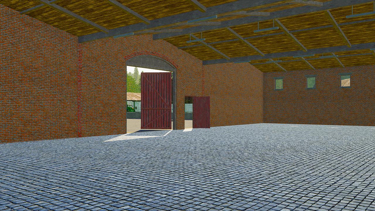 Brick building